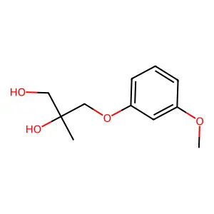 3-(3-Methoxyphenoxy)-2-methylpropane-1,2-diol structure