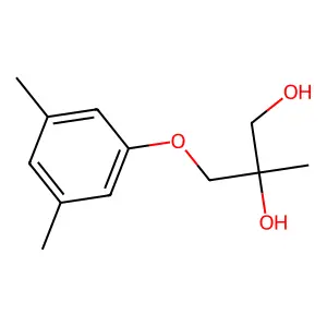 1,2-Propanediol, 2-methyl-3-(3,5-dimethylphenoxy)- structure