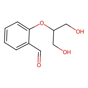 1,2-Propanediol, 3-(o-formylphenoxy)- structure