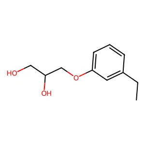3-(3-Ethylphenoxy)propane-1,2-diol structure