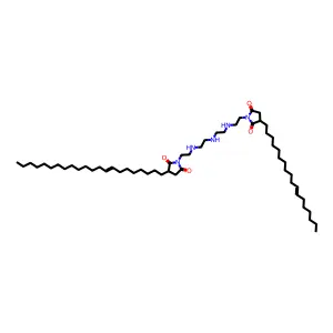 2,5-Pyrrolidinedione, 1-[2-[[2-[[2-[[2-[3-(docosenyl)-2,5-dioxo-1-pyrrolidinyl]ethyl]amino]ethyl]amino]ethyl]amino]ethyl]-3-(octadecenyl)- structure