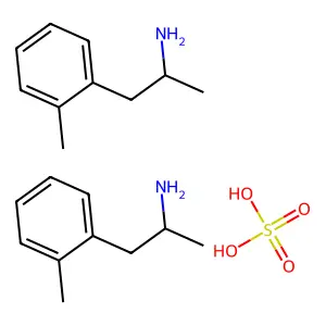 Sulfuric acid--1-(2-methylphenyl)propan-2-amine (1/2) structure