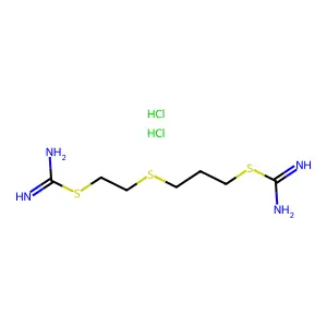 Pseudourea, 2,2'-thioethylenetrimethylenebis(thio-, dihydrochloride structure