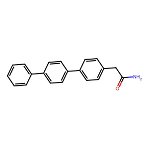 Acetamide, p-terphenyl-4-yl- structure