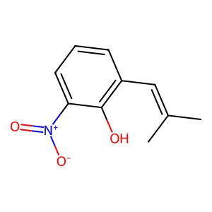 Phenol, 2-(2-methyl-1-propen-1-yl)-6-nitro- structure
