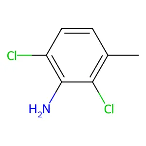 2,6-Dichloro-3-methylaniline structure