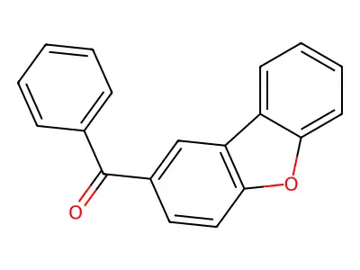 2-Benzoyldibenzofuran structure