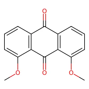 1,8-Dimethoxyanthraquinone structure