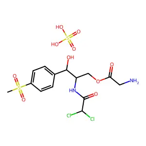 Thiophenicol glycine sulfate structure