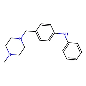 Benzenamine, 4-((4-methyl-1-piperazinyl)methyl)-N-phenyl- structure