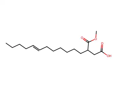 Butanedioic acid, dodecenyl-, monomethyl ester structure