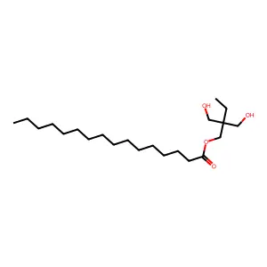 Hexadecanoic acid, 2,2-bis(hydroxymethyl)butyl ester structure