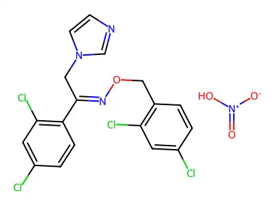 Oxiconazole nitrate structure