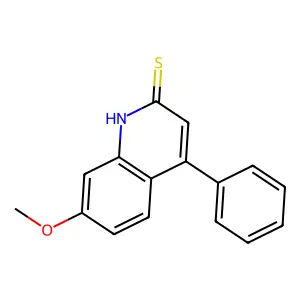 7-Methoxy-4-phenylquinoline-2-thiol structure