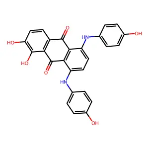 C.I. 62580 structure