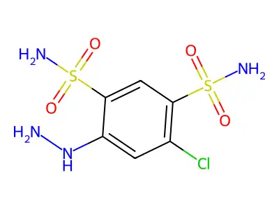 m-Benzenedisulfonamide, 4-chloro-6-hydrazino- structure