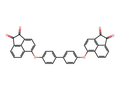 1,2-Acenaphthylenedione, 5,5'-[[1,1'-biphenyl]-4,4'-diylbis(oxy)]bis- structure