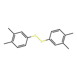 Bis(3,4-xylyl) disulfide structure