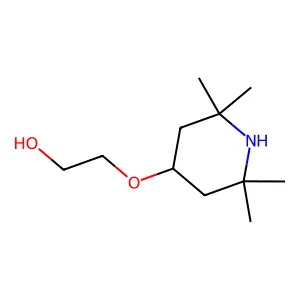 Ethanol, 2-((2,2,6,6-tetramethyl-4-piperidinyl)oxy)- structure