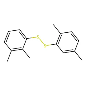2,3-Xylyl 2,5-xylyl disulfide structure