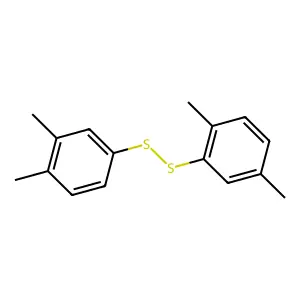 2,5-Xylyl 3,4-xylyl disulfide structure