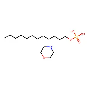 Dodecyl dihydrogen phosphate, compound with morpholine (1:1) structure
