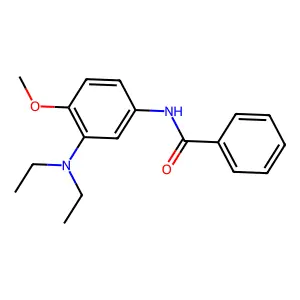 Benzamide, N-[3-(diethylamino)-4-methoxyphenyl]- structure