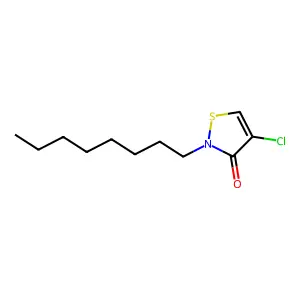 4-Chloro-2-octyl-4-isothiazolin-3-one structure