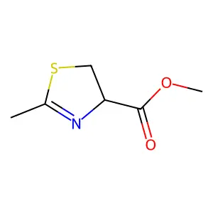 Methyl (R)-4,5-dihydro-2-methylthiazole-4-carboxylate structure