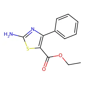 Ethyl 2-amino-4-phenyl-1,3-thiazole-5-carboxylate structure