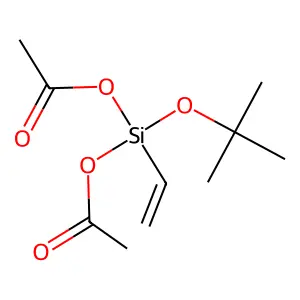Silanediol, 1-(1,1-dimethylethoxy)-1-ethenyl-, 1,1-diacetate structure
