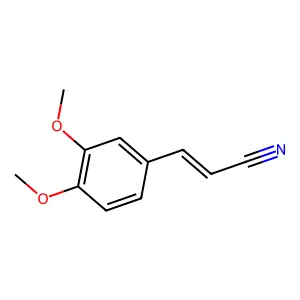 3-(3,4-Dimethoxyphenyl)-2-propenenitrile structure