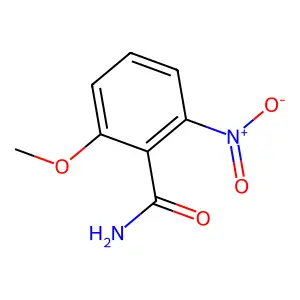 2-Methoxy-6-nitrobenzamide structure