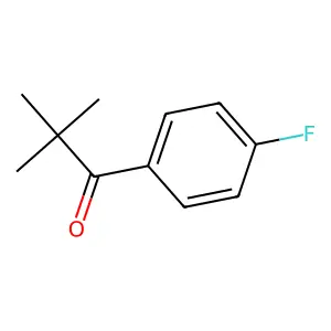 1-(4-Fluorophenyl)-2,2-dimethylpropan-1-one structure