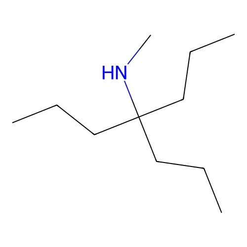 N-methyl-4-propylheptan-4-amine structure