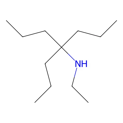 N-Ethyl-1,1-di-n-propyl-n-butylamine structure