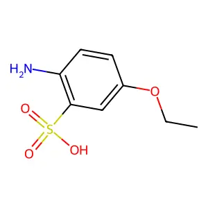 2-Amino-5-ethoxybenzenesulphonic acid structure