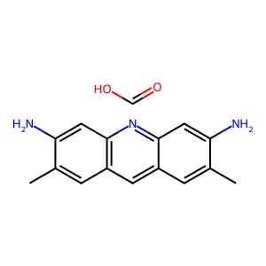 Formic acid, compd. with 2,7-dimethyl-3,6-acridinediamine (1:1) structure