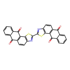 (2,2'-Bianthra(2,1-d)thiazole)-6,6',11,11'-tetraone structure