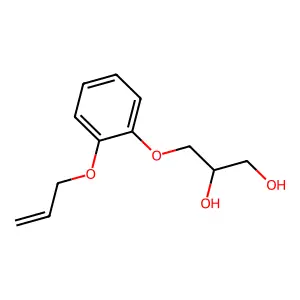 3-(2-(2-Propen-1-yloxy)phenoxy)-1,2-propanediol structure