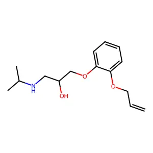 Oxprenolol structure