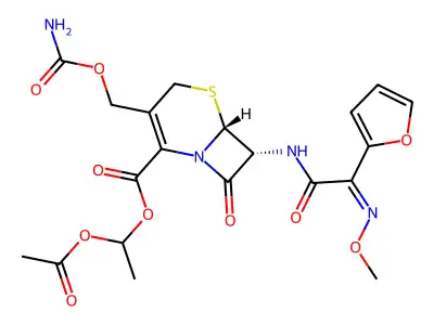 cefuroxime axetil structure