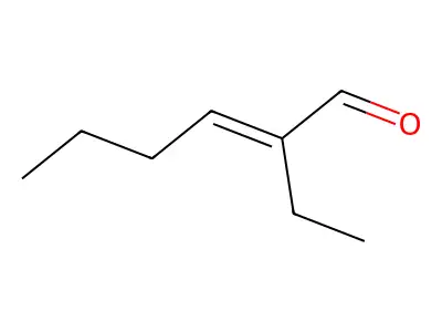 2-Ethylhex-2-Enal structure