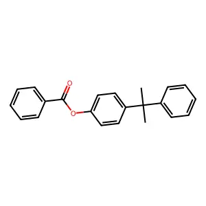 Phenol, 4-(1-methyl-1-phenylethyl)-, 1-benzoate structure