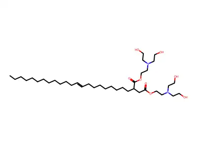 Bis[2-[bis(2-hydroxyethyl)amino]ethyl] 2-docos-9-enylbutanedioate structure