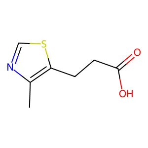 4-Methylthiazole-5-propionic acid structure