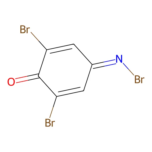 2,5-Cyclohexadien-1-one, 4-bromoimino-2,6-dibromo- structure