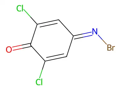 2,5-Cyclohexadien-1-one, 4-bromoimino-2,6-dichloro- structure