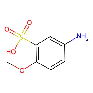 Benzenesulfonic acid, 5-amino-2-methoxy- structure