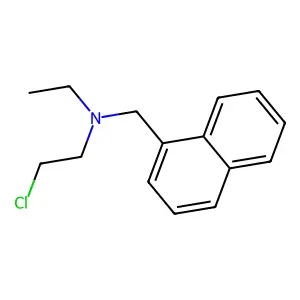 1-Naphthalenemethylamine, N-(2-chloroethyl)-N-ethyl- structure